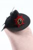 Black Women Halloween Witch Hat with Feather sold by Zapaka