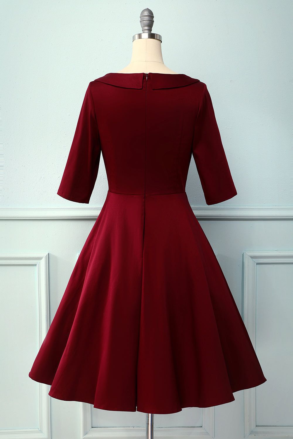 V Neck 1950s Vintage Party Dress sold by Zapaka product image thumbnail 2