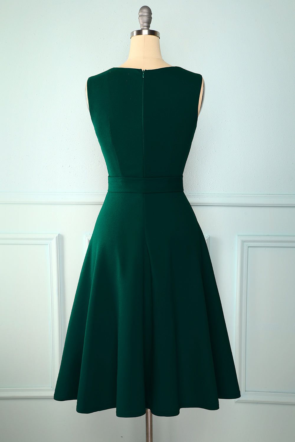 Soft Dark Green Dress sold by Zapaka product image thumbnail 3