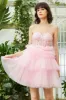 A-Line Sweetheart Pink Short Homecoming Dress sold by Zapaka