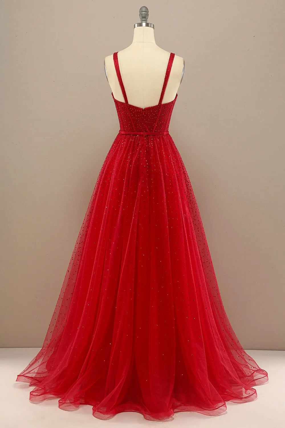 Beautiful Red Sweetheart Prom Dress with Beading sold by Zapaka product image thumbnail 2