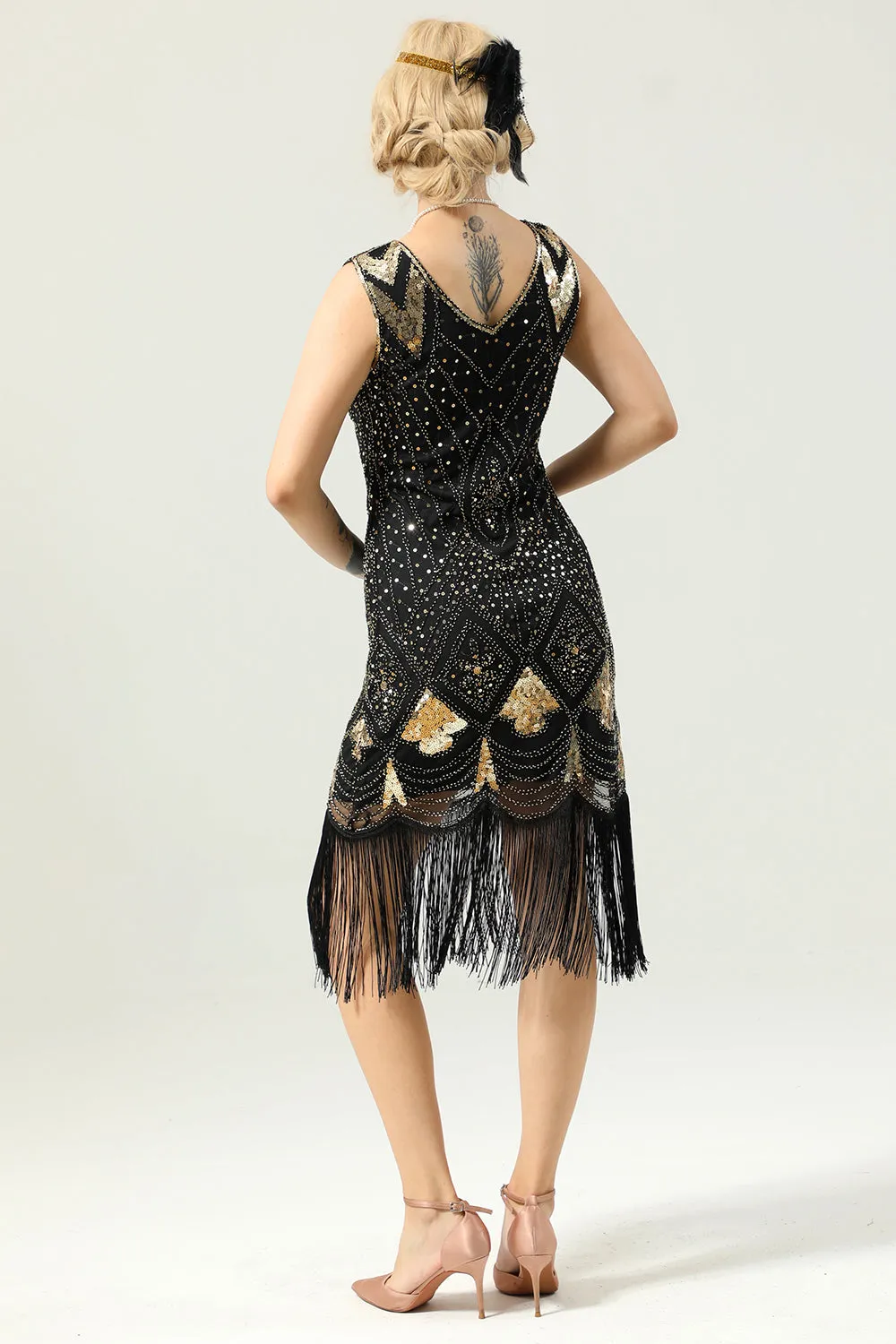 Sleeveless Great Gatsby Party Dress sold by Zapaka product image thumbnail 2