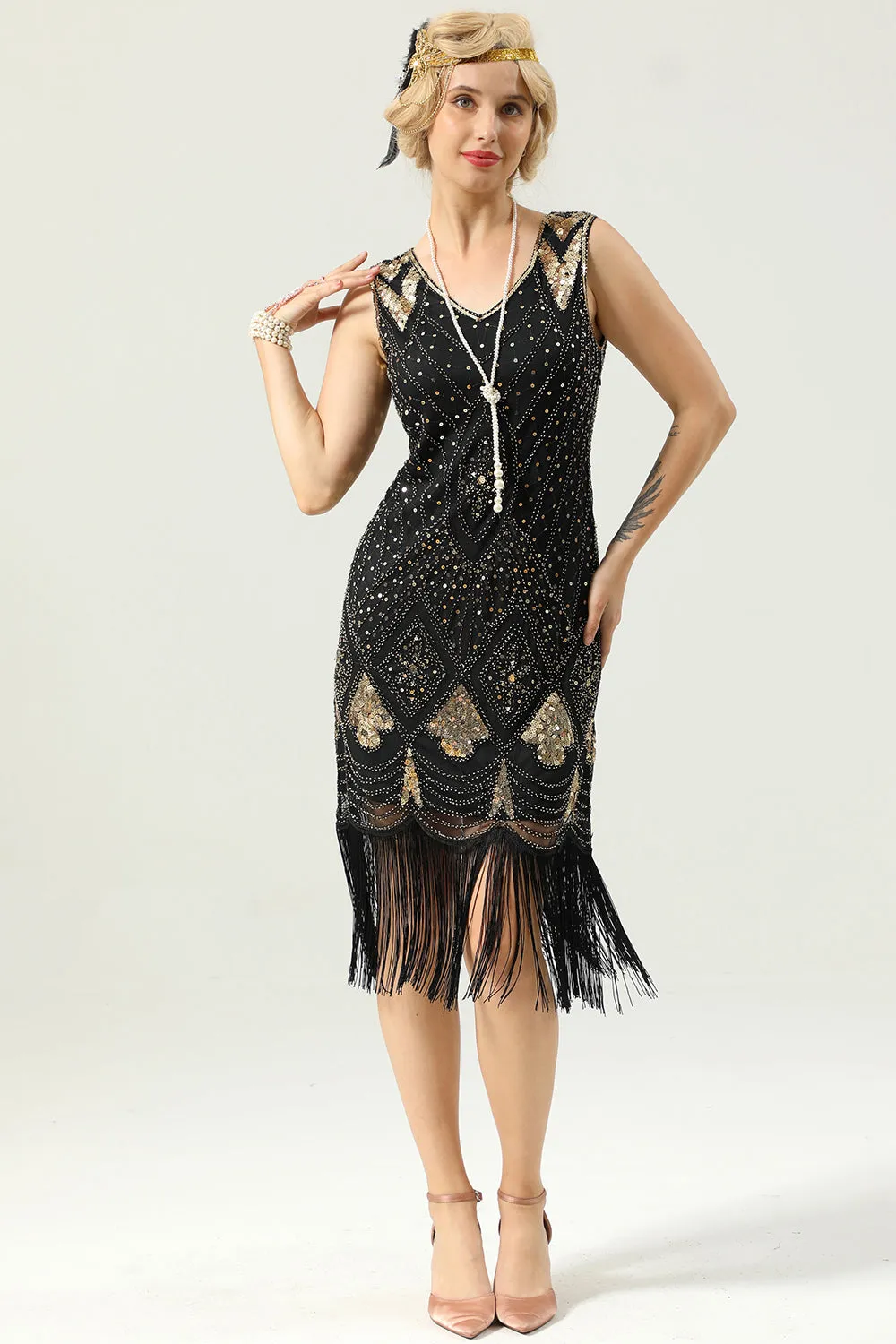 Sleeveless Great Gatsby Party Dress sold by Zapaka