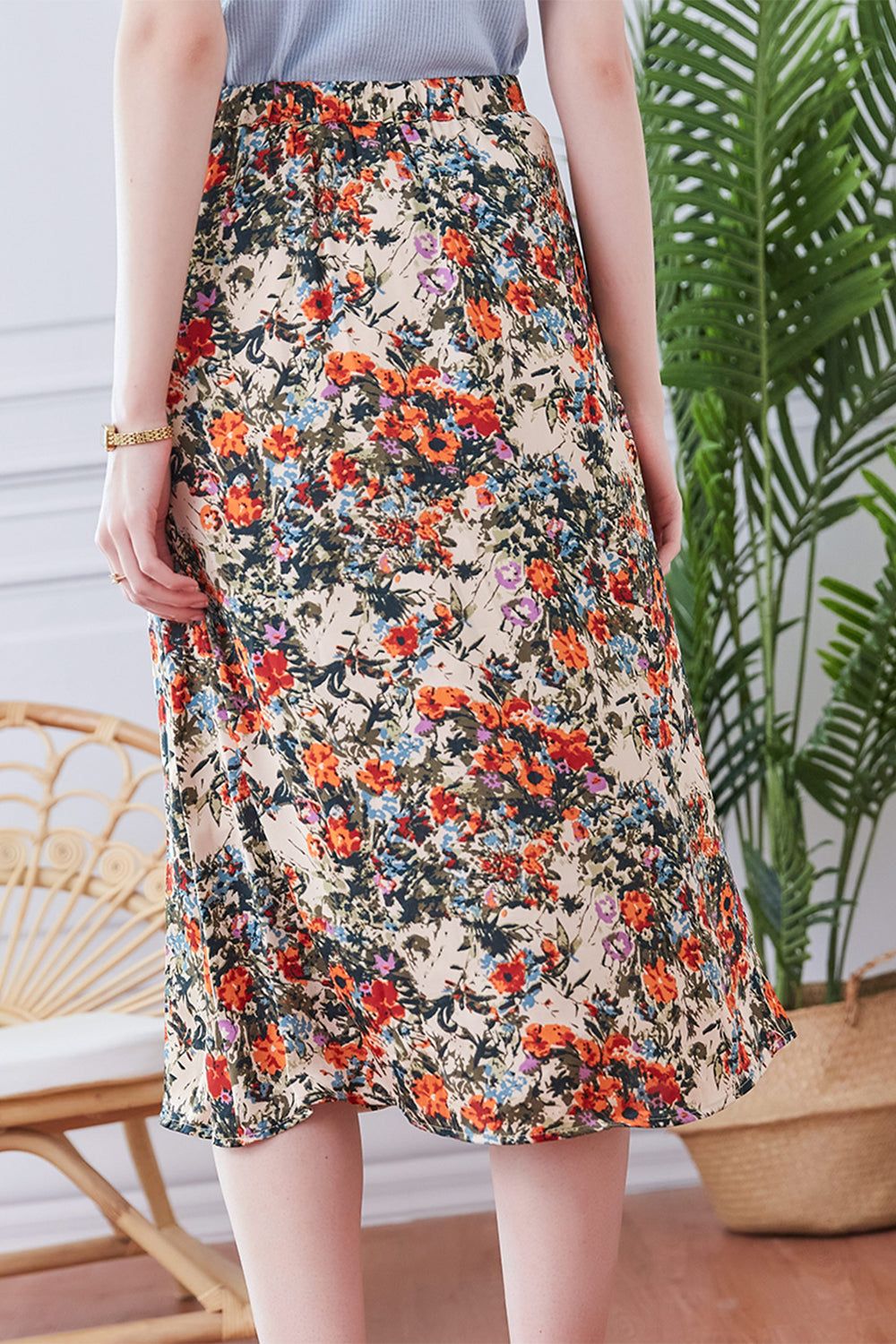 Floral Printed Skirt sold by Zapaka product image thumbnail 2