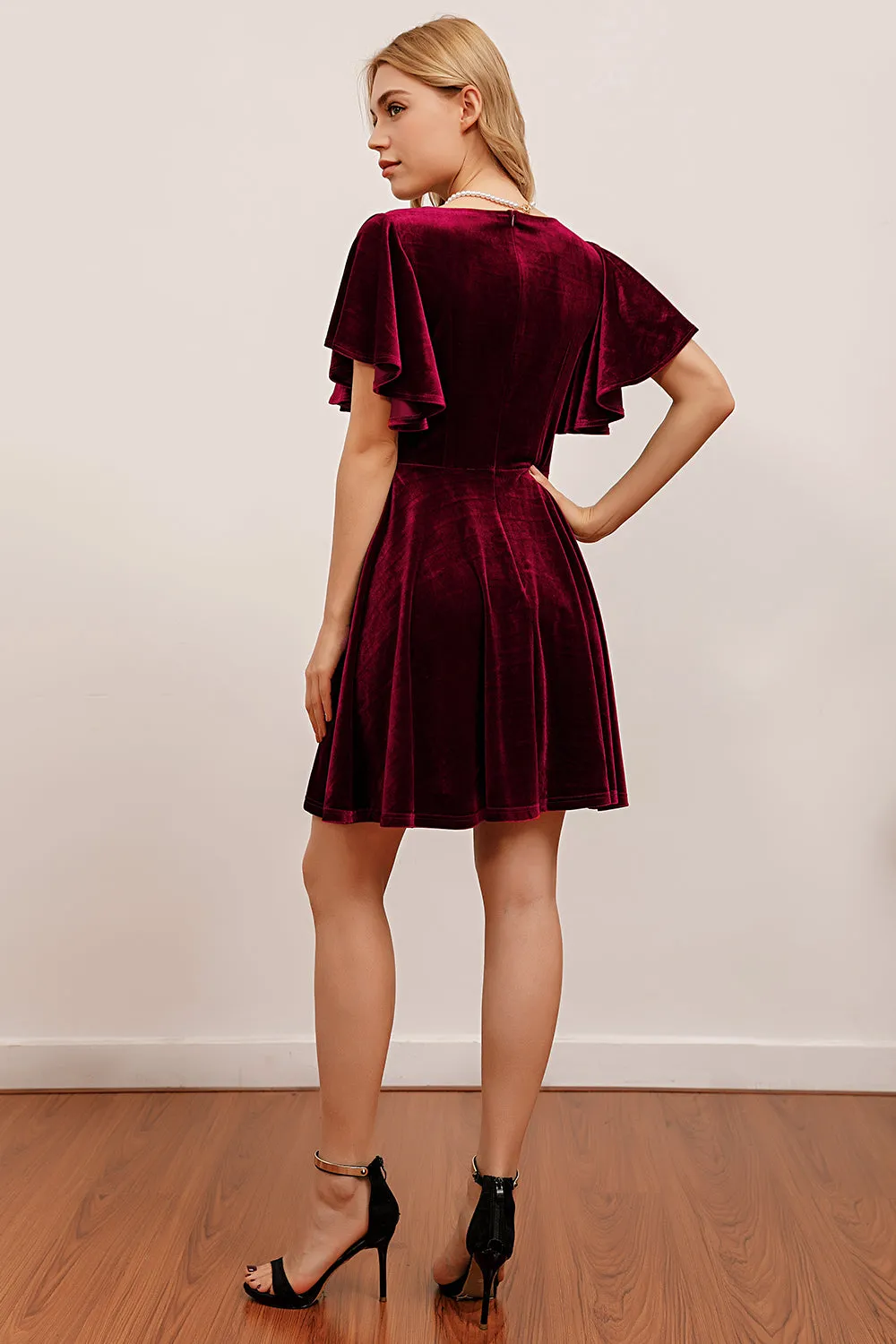 Velvet Short Party Dress sold by Zapaka product image thumbnail 2