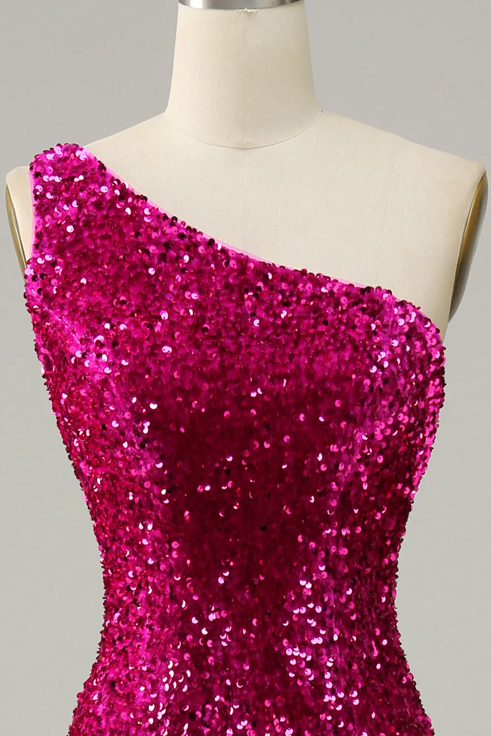 One Shoulder Sequin Mermaid Prom Dress sold by Zapaka product image thumbnail 4