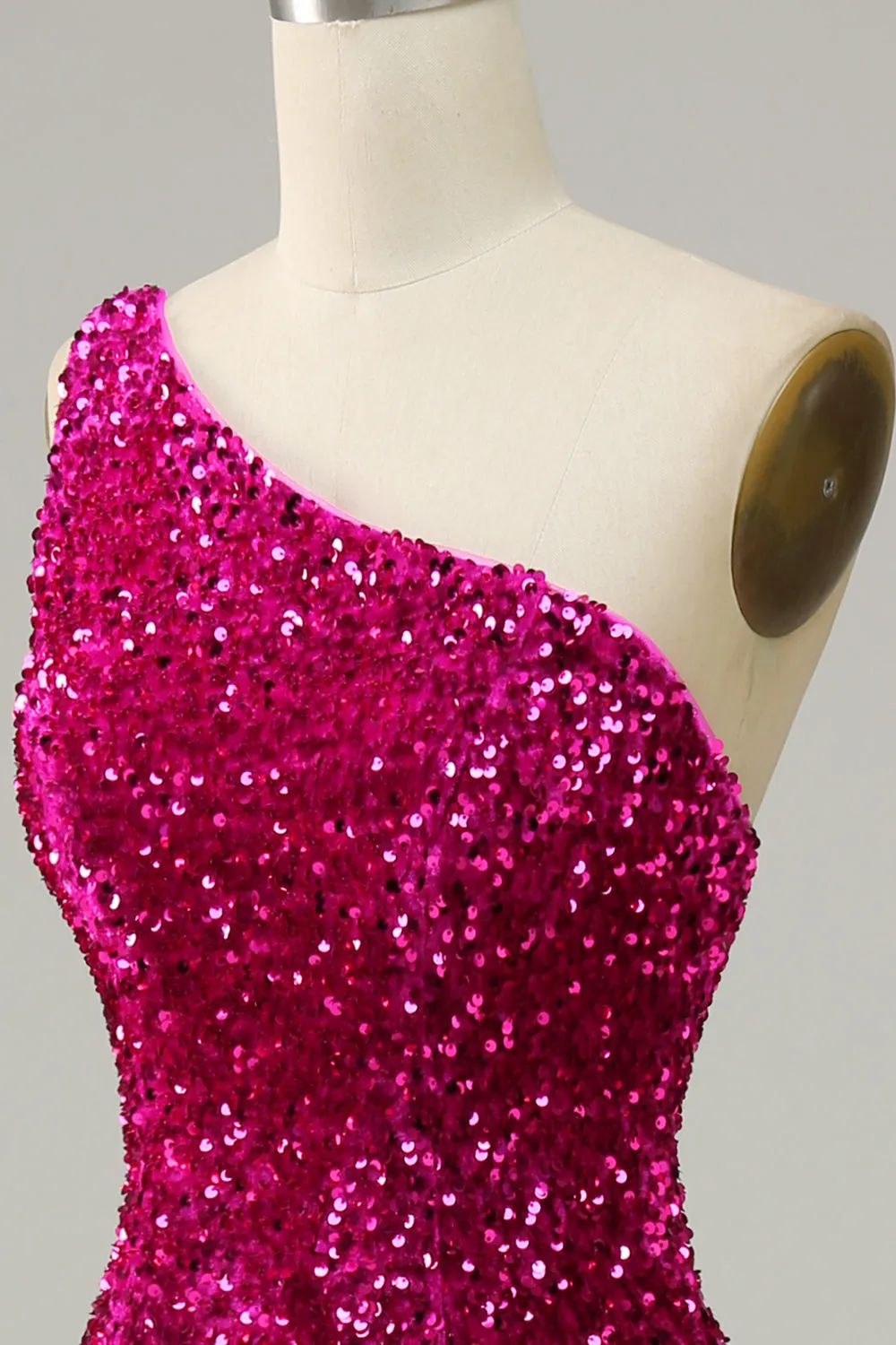 One Shoulder Sequin Mermaid Prom Dress sold by Zapaka product image thumbnail 5