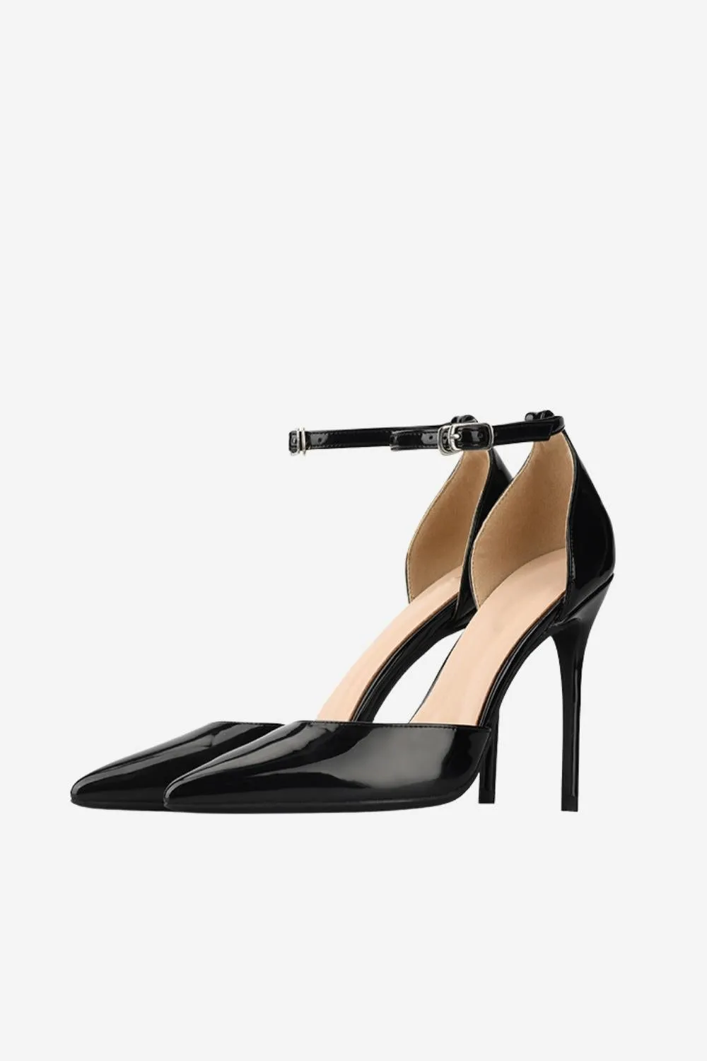 Black Pointed Toe Stiletto Sandals sold by Zapaka