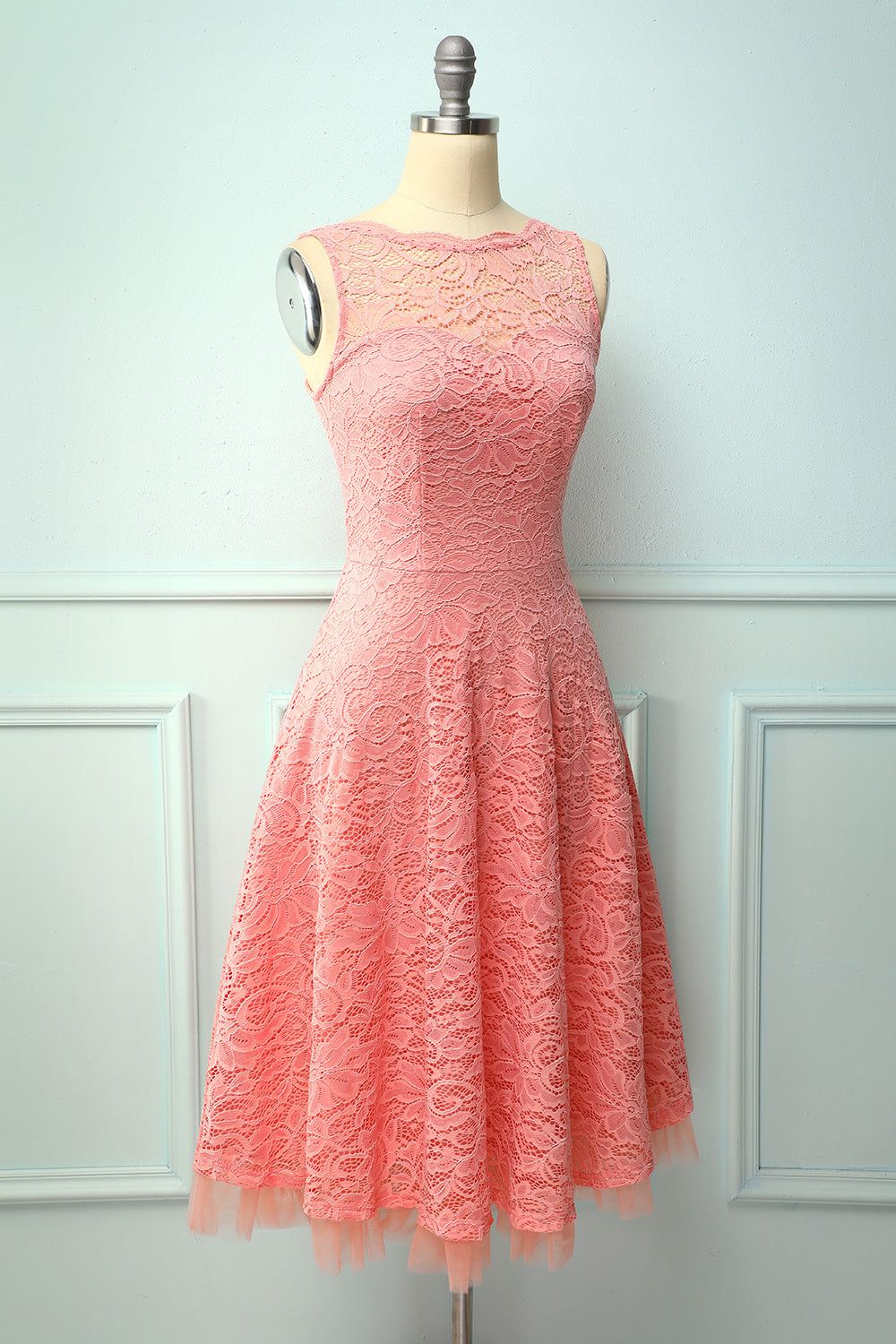 Lace Blush Formal Dress sold by Zapaka product image thumbnail 3