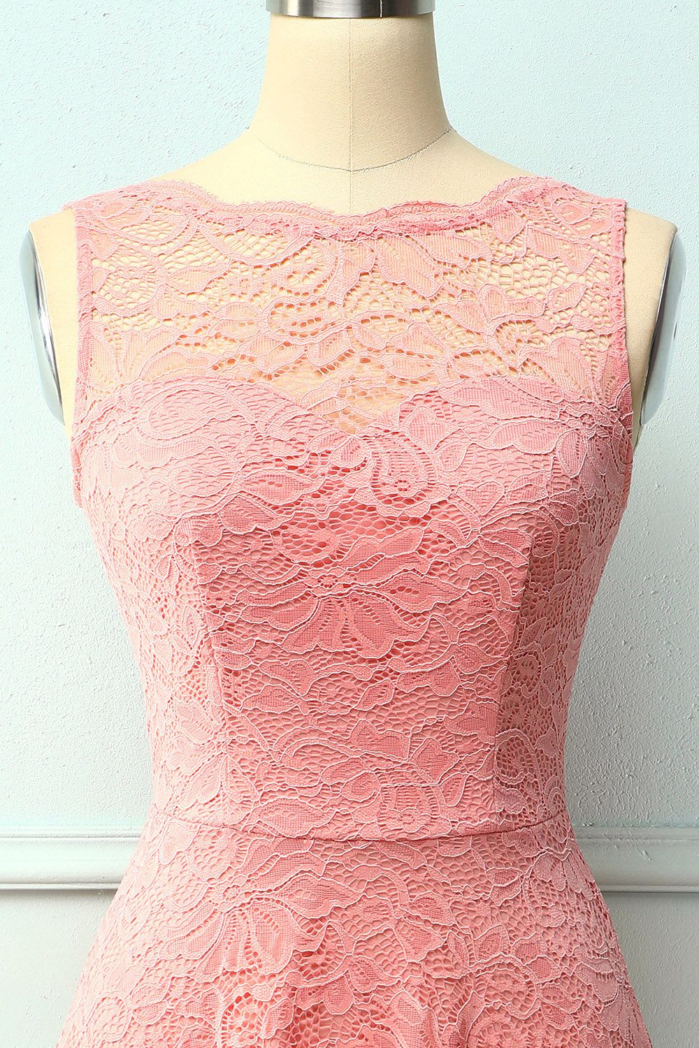 Lace Blush Formal Dress sold by Zapaka product image thumbnail 4