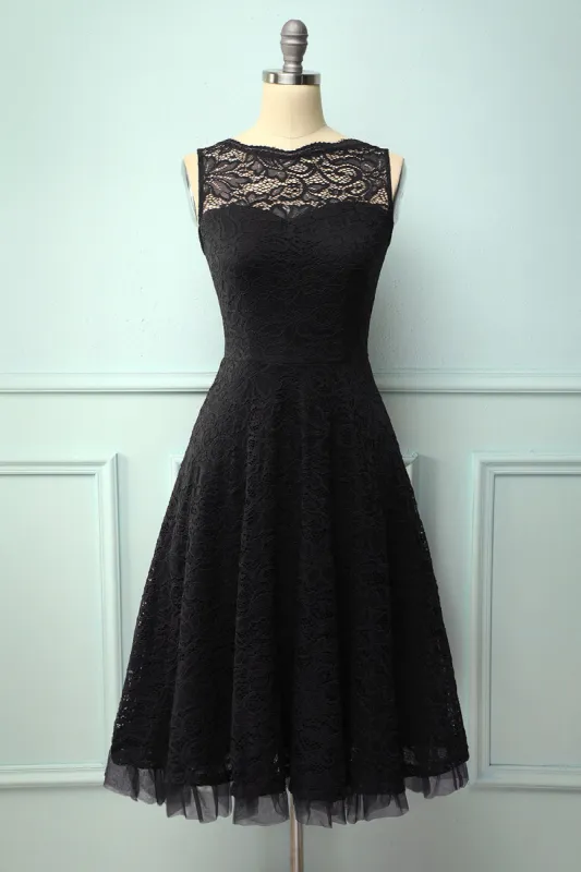 Lace Black Formal Dress sold by Zapaka