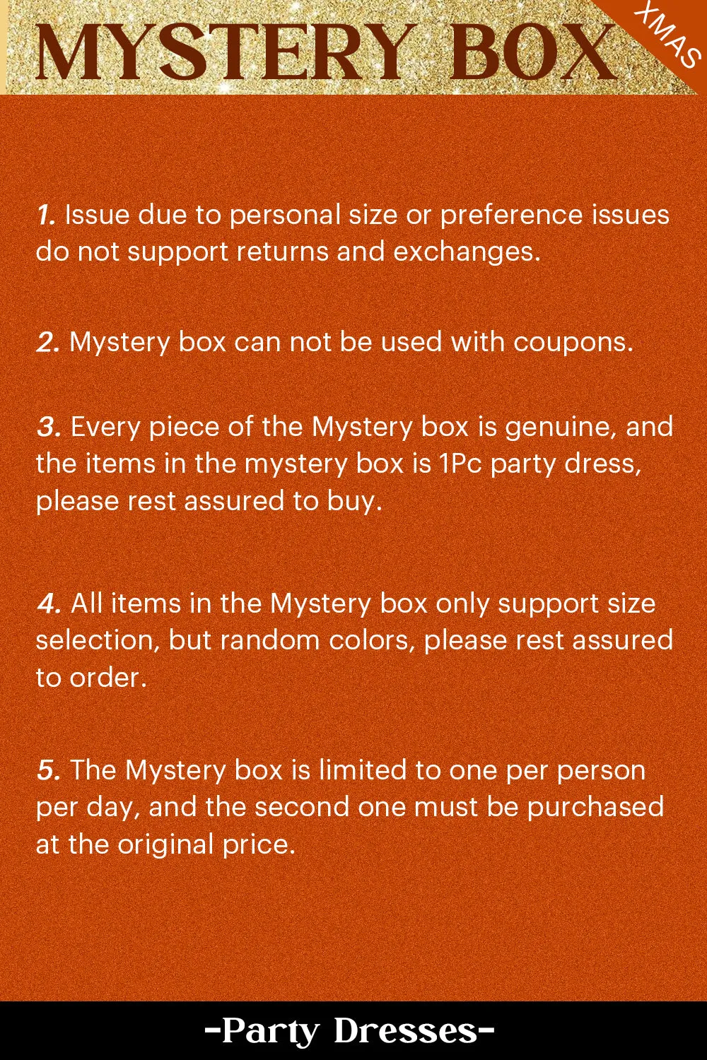 ZAPAKA MYSTERY BOX of 1Pc Party Dress sold by Zapaka product image thumbnail 2