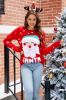 Christmas Santa Claus Red Pullover Knitted Sweater sold by Zapaka