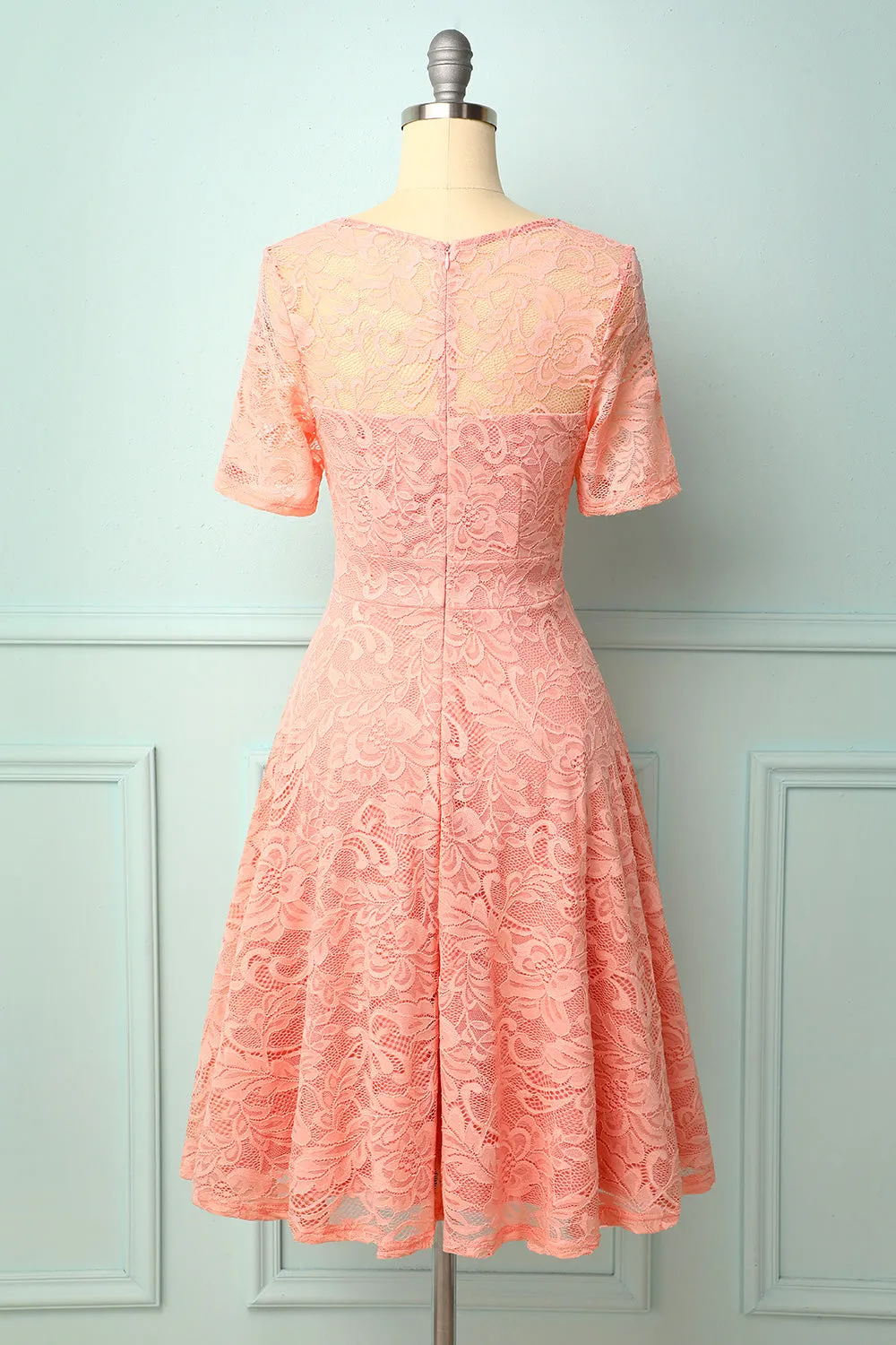 Blush Midi Lace Bridesmaid sold by Zapaka product image thumbnail 2