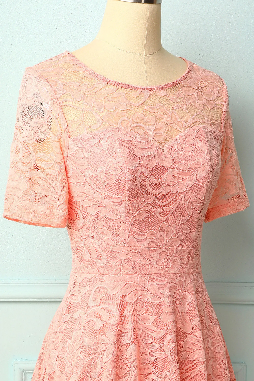 Blush Midi Lace Bridesmaid sold by Zapaka product image thumbnail 3