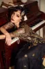 Black Golden Sequins 1920s Dress sold by Zapaka