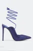 Sparkly Silver Beaded Stiletto High Heels sold by Zapaka