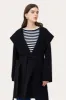 Camel Oversized Shawl Lapel Long Women Wool Coat sold by Zapaka