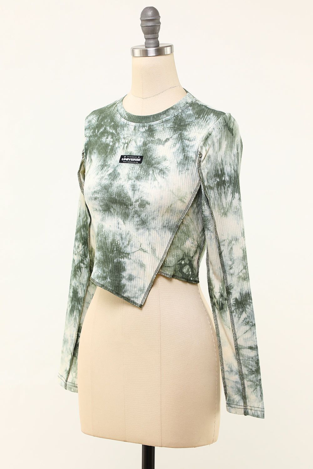 Tie-Dye Irregular Long-Sleeved T-Shirt sold by Zapaka product image thumbnail 5