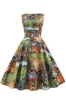 Light Blue Floral Vintage 1950s Dress sold by Zapaka