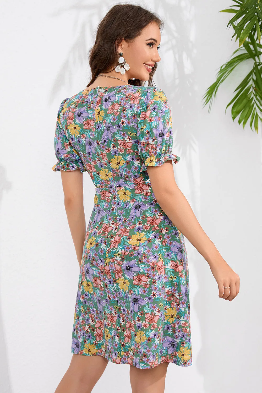 Floral Printed Summer Casual Dress sold by Zapaka product image thumbnail 2