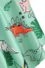 Two Piece Green Printed Swimwear sold by Zapaka
