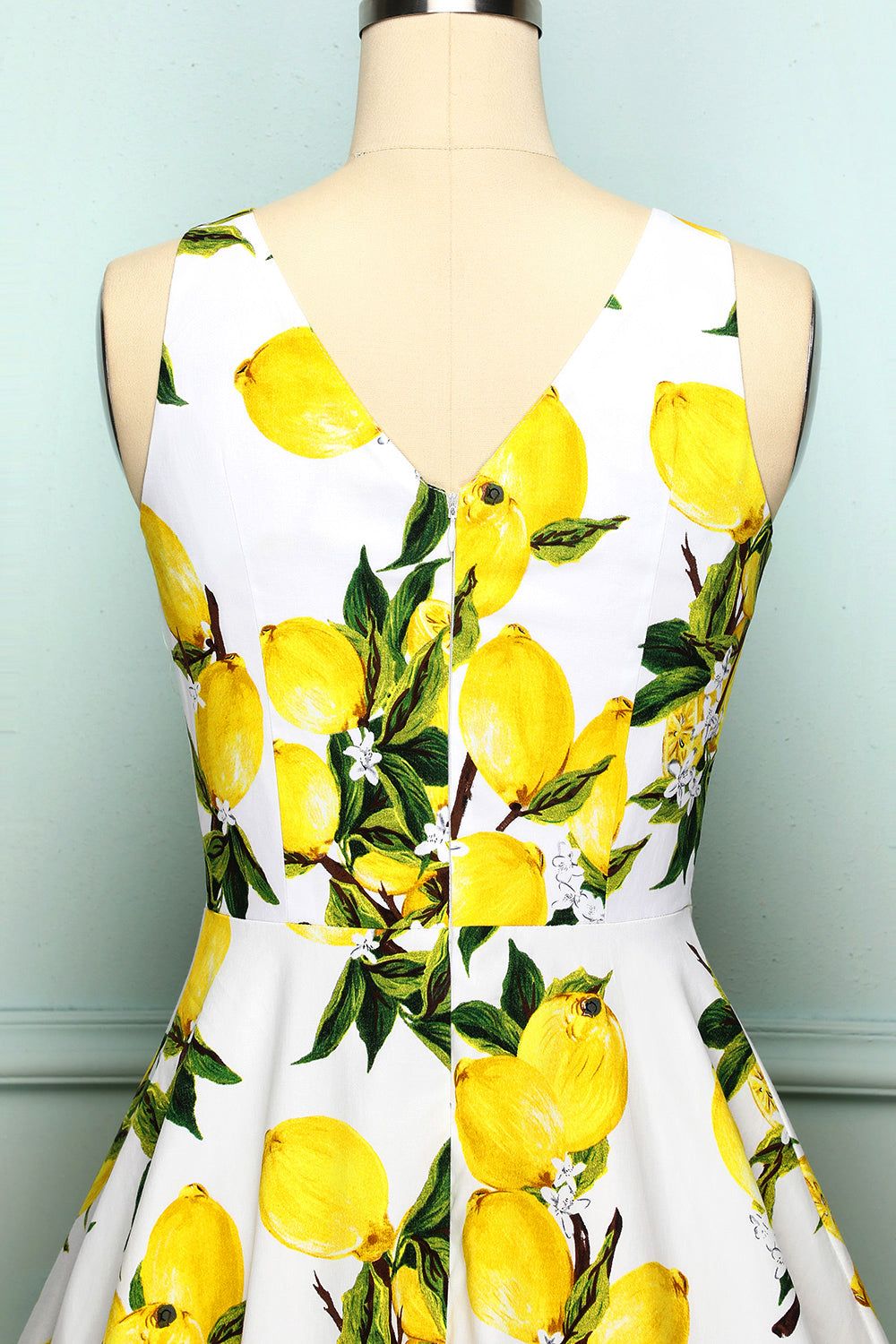 1950s Lemon Dress sold by Zapaka product image thumbnail 4