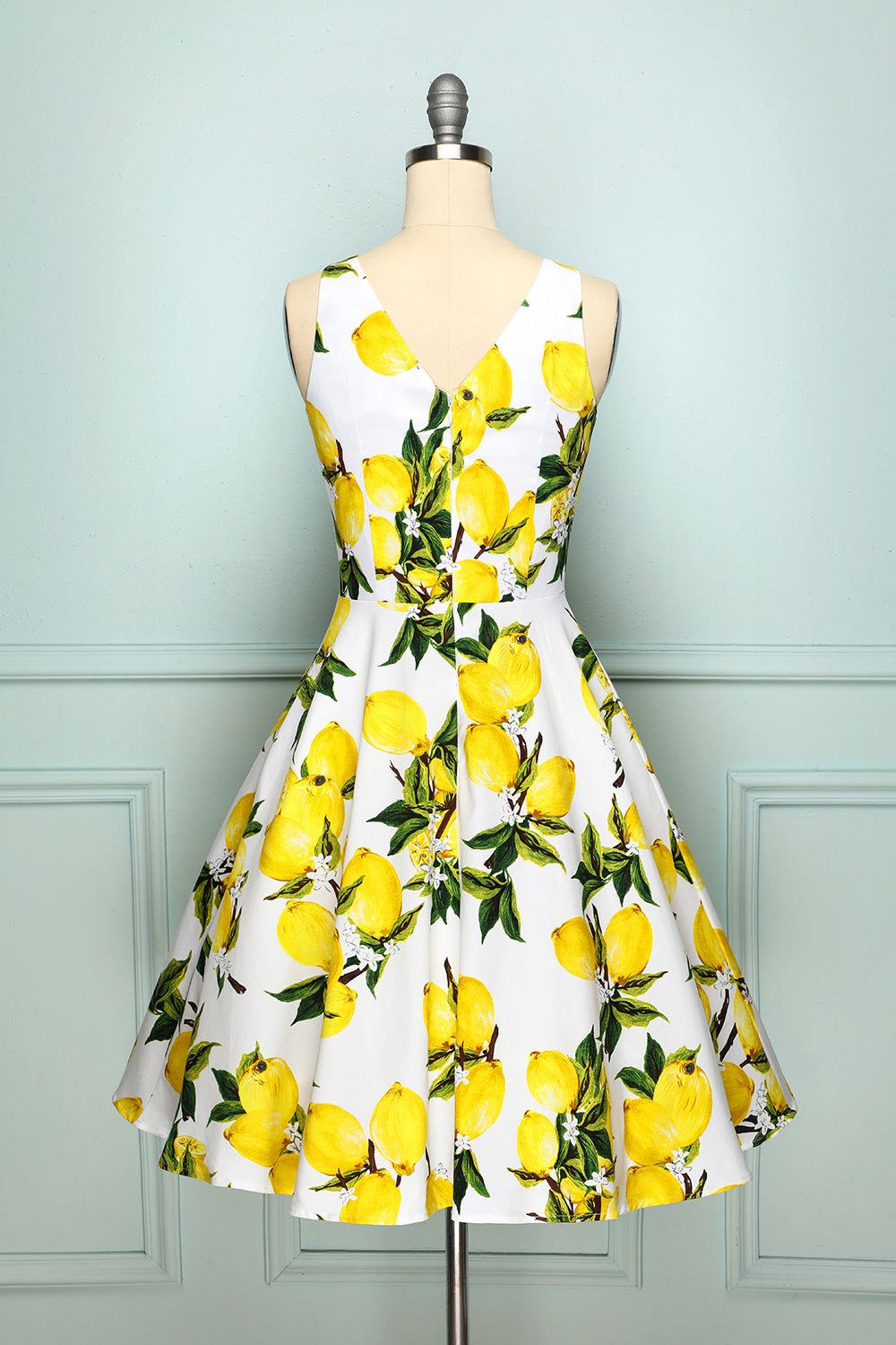 1950s Lemon Dress sold by Zapaka product image thumbnail 2