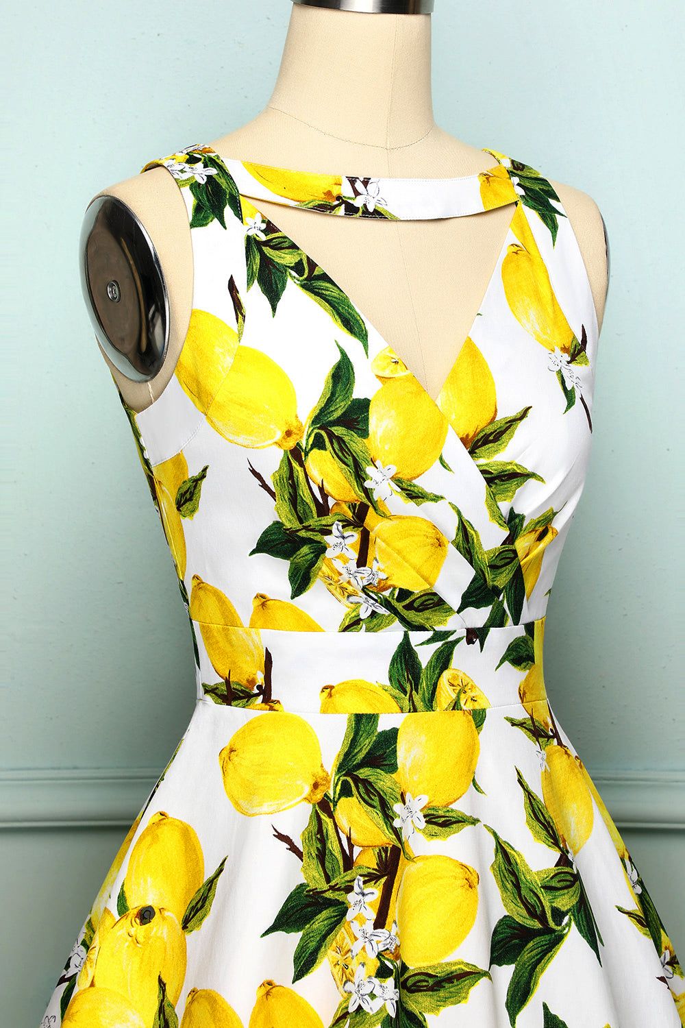 1950s Lemon Dress sold by Zapaka product image thumbnail 3
