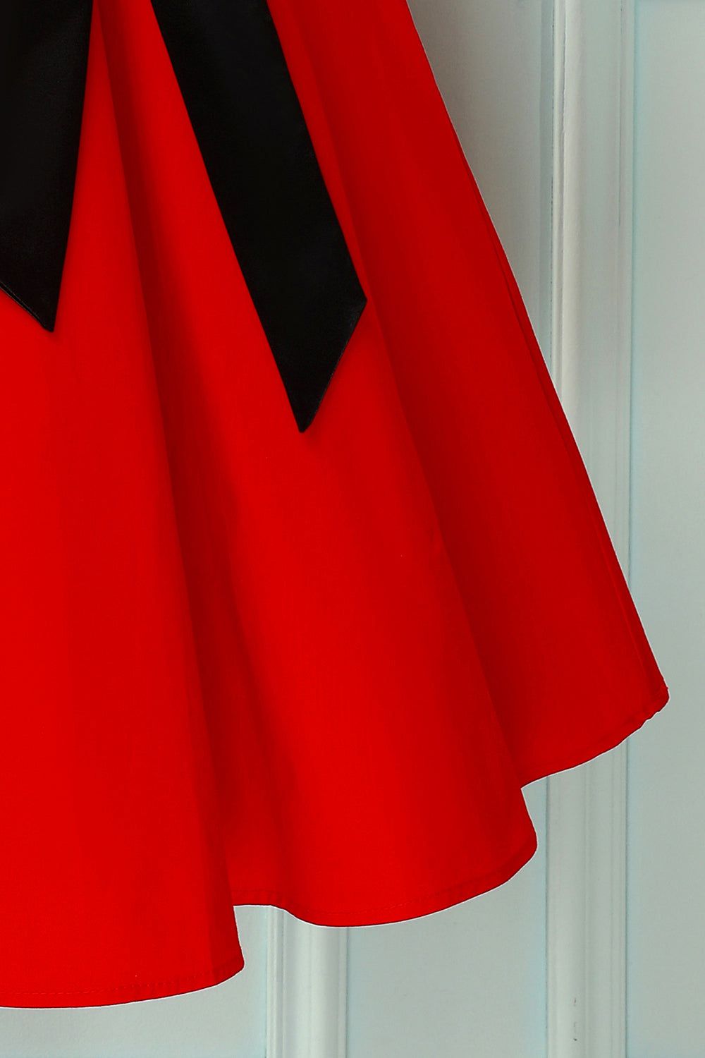 Red/Black Halter Pinup Dress sold by Zapaka product image thumbnail 3