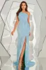 One Shoulder Sequined Mermaid Long Prom Dress sold by Zapaka
