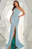 One Shoulder Sequined Mermaid Long Prom Dress sold by Zapaka