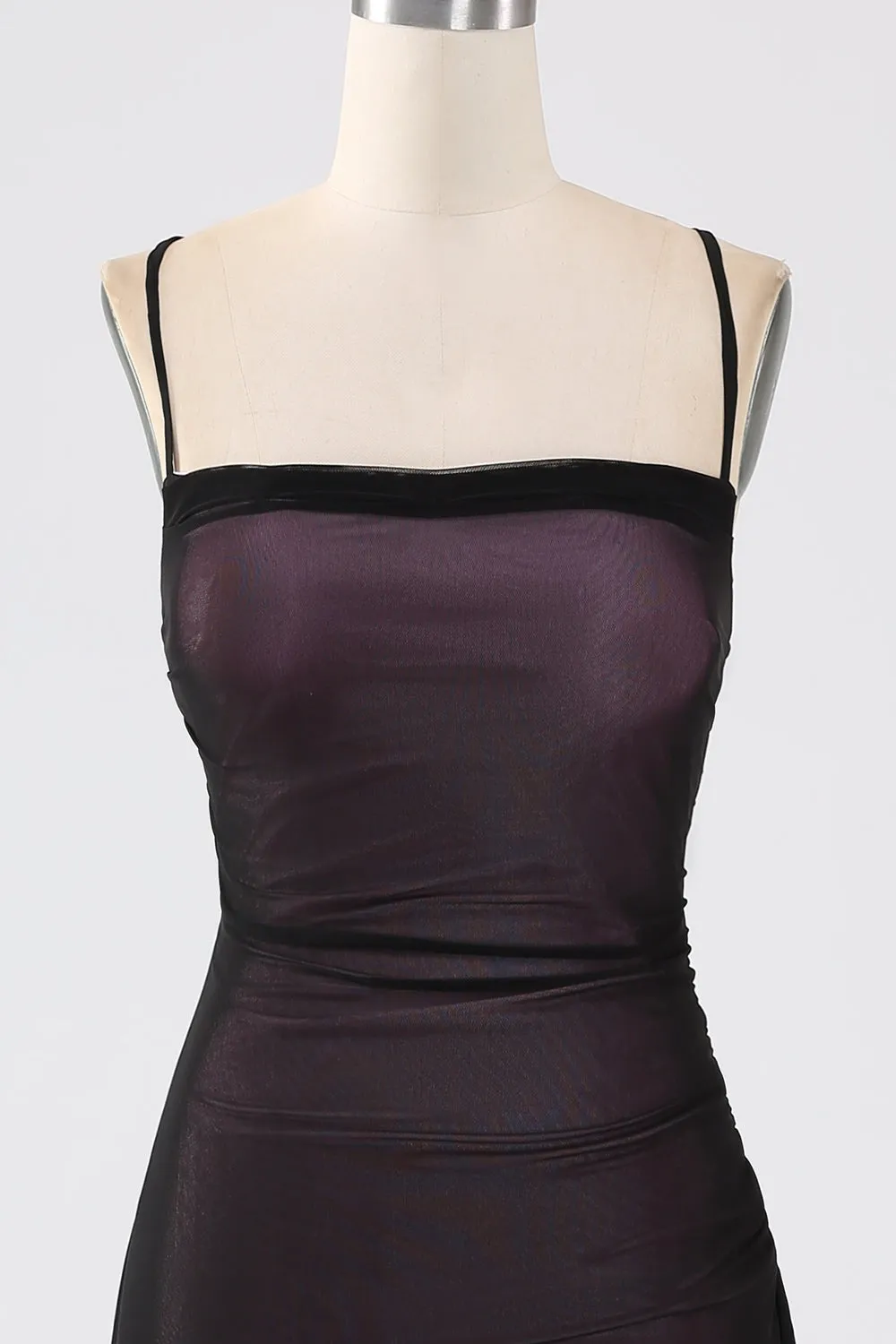 Sheath Spaghetti Straps Bridesmaid Dress With Elasticity sold by Zapaka product image thumbnail 3