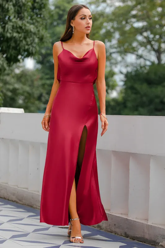 Mermaid Slit Long Prom Dress sold by Zapaka