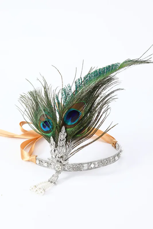 Green 1920s Party Headband sold by Zapaka