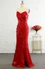 Sheath Sweetheart Red Sequins Prom Dress with Sequins sold by Zapaka