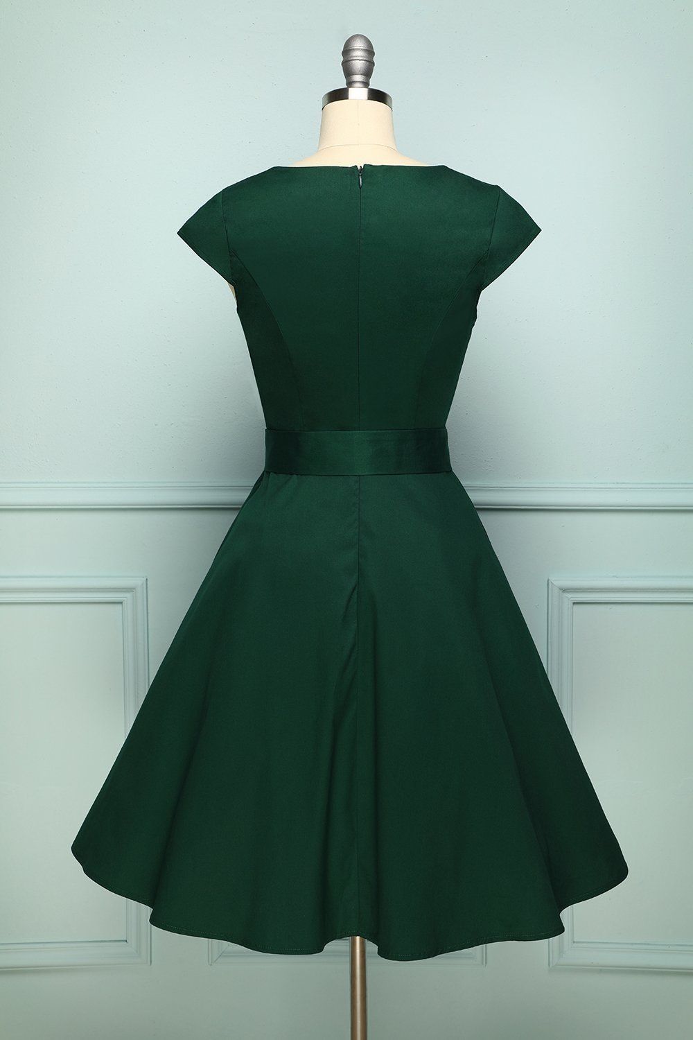 Solid 1950s Swing Dress sold by Zapaka product image thumbnail 2