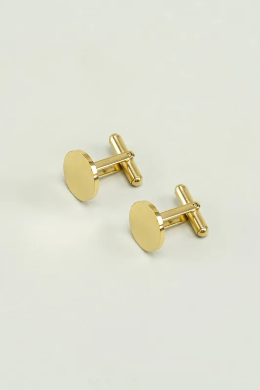 Men Golden Tuxedo Cufflinks sold by Zapaka