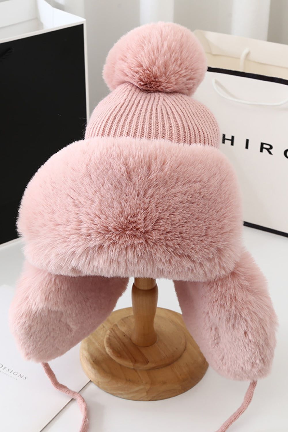 Coffee Knitted Warm Hat sold by Zapaka product image thumbnail 3