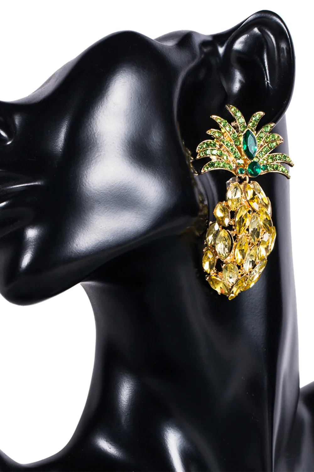 Yellow Pineapple Earrings sold by Zapaka product image thumbnail 2