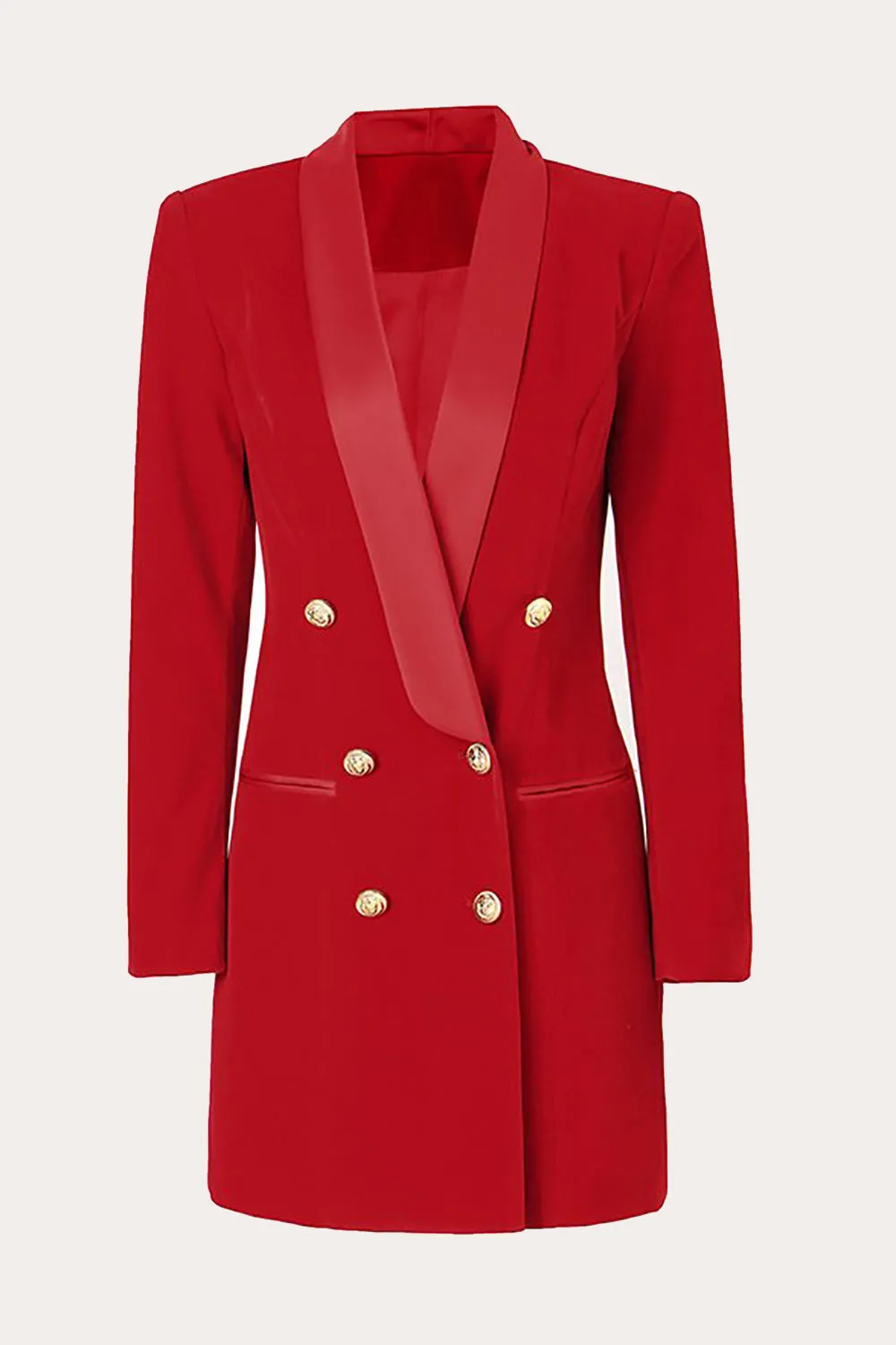 Dark Green Velvet Double Breasted Women Party Blazer sold by Zapaka product image thumbnail 3