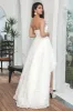 Cute White Sweetheart High Low Flower Midi Graduation Dress sold by Zapaka