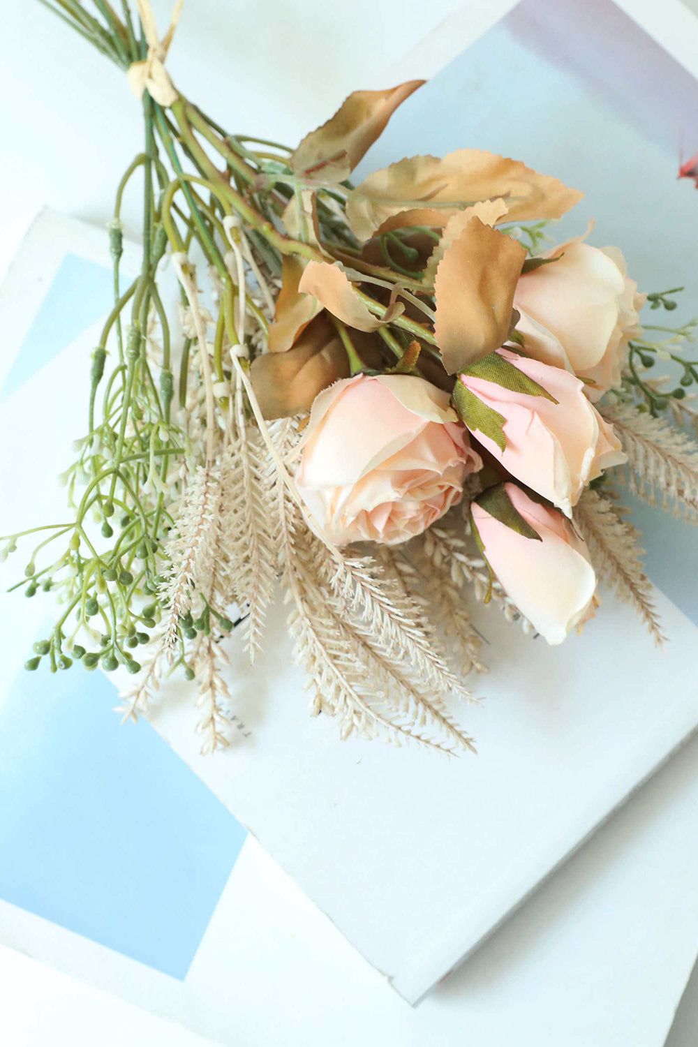 Straw Flowers Wedding Bouquet sold by Zapaka product image thumbnail 4