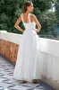 Ruffle Cross V-neck Dress sold by Zapaka