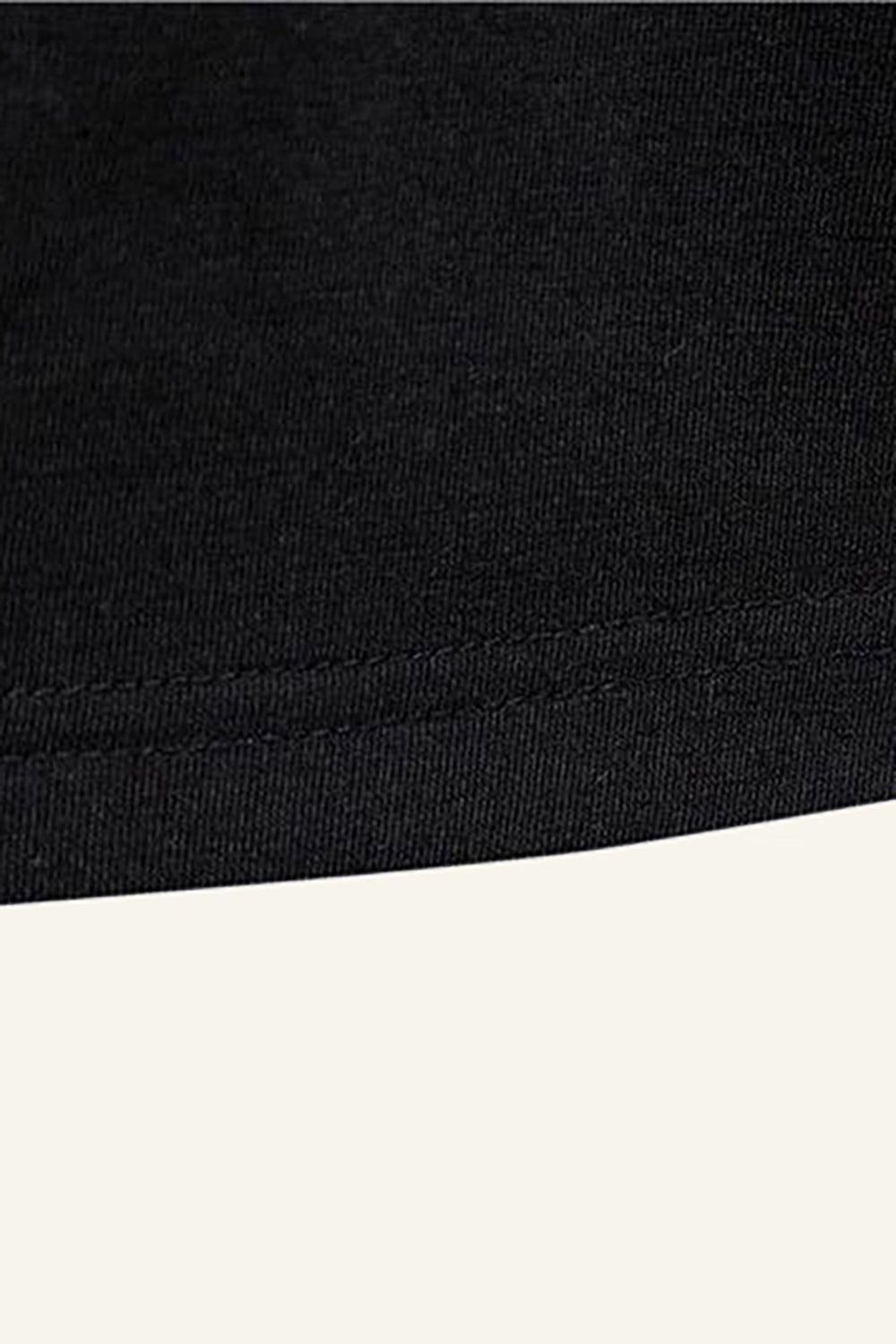 Black Cotton Short Sleeves Casual Polo Shirt sold by Zapaka product image thumbnail 5