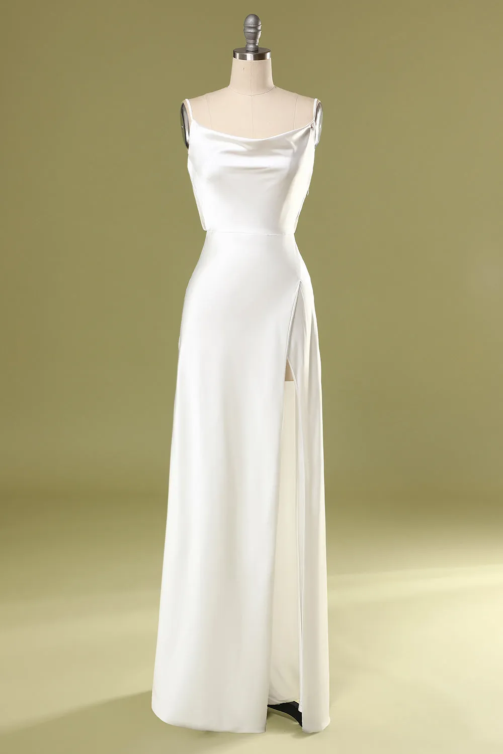 Mermaid White Long Prom Dress sold by Zapaka