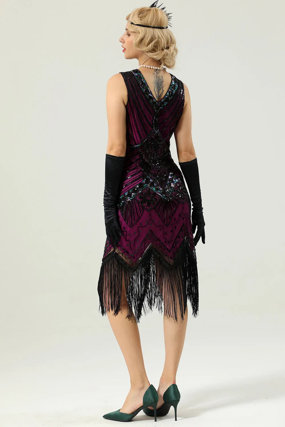 1920s Sleeveless Gatsby Dress sold by Zapaka product image thumbnail 2