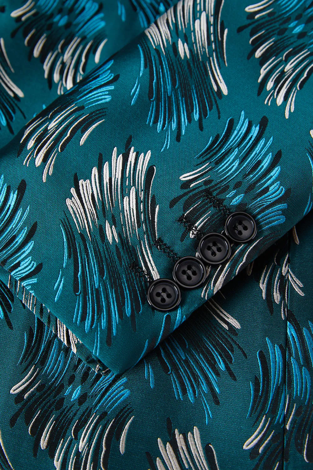 Peacock Green Shawl Lapel 2 Pieces Men's Suits sold by Zapaka product image thumbnail 5