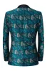 Peacock Green Shawl Lapel 2 Pieces Men's Suits sold by Zapaka