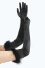 Black Gatsby Party Gloves With Feathers sold by Zapaka
